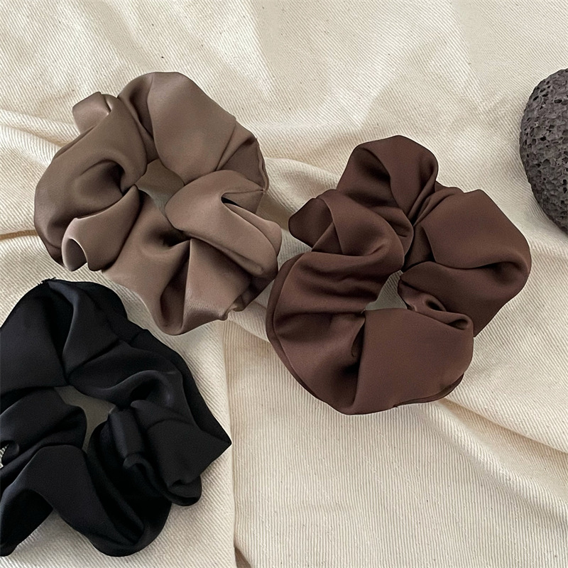 Smooth fabric scrunchies hair band