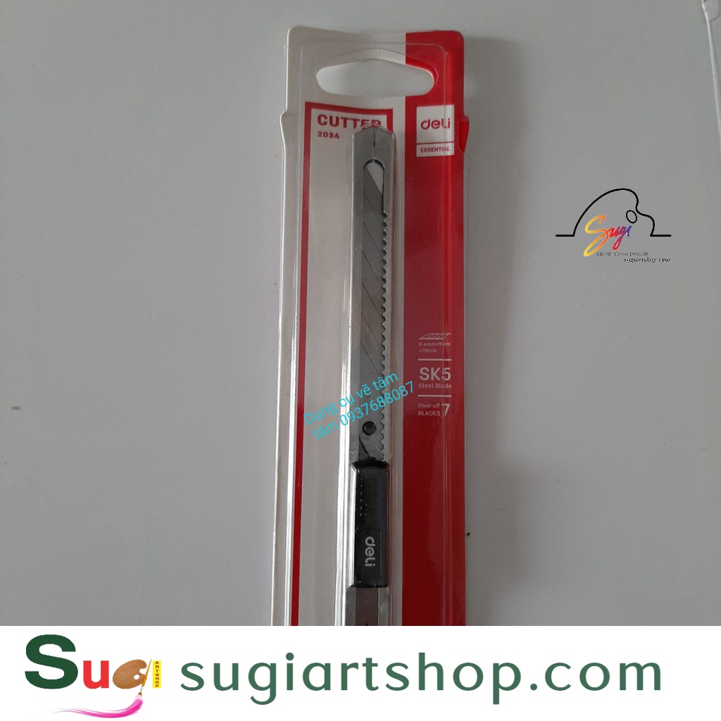 -Dao rọc giấy, Dao gọt chì Deli-