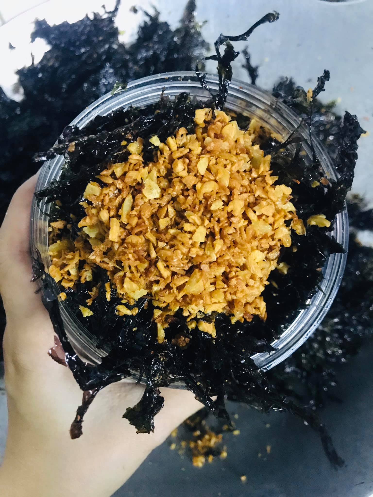 Rong biển cháy tỏi ớt 200gr