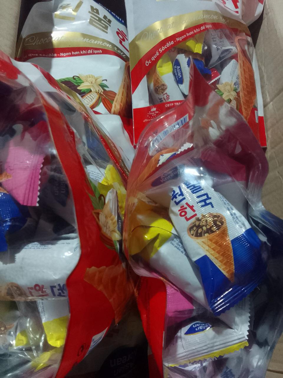 Bánh ốc quế socola 500g siêu ngon