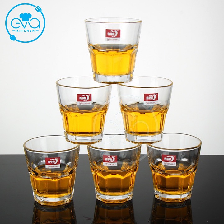 [HCM]Hộp 12 Ly Cốc Thủy Tinh 8 Góc Uống Trà Nhỏ 150 Ml Deli Y5011 M2958