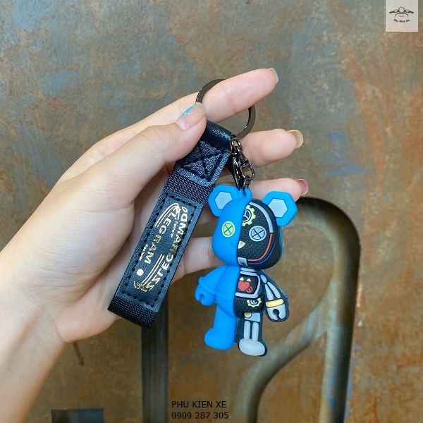 Móc Khóa Gấu Robot BearBrick Hoạt Hình Siêu Đẹp