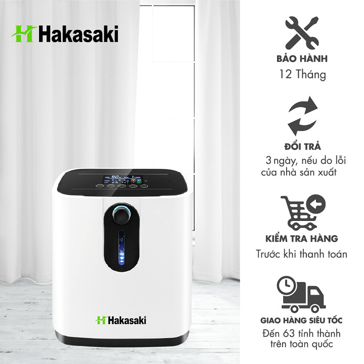 Máy Thở Oxy Y Tế Hakasaki Dung Tích 7 Lít