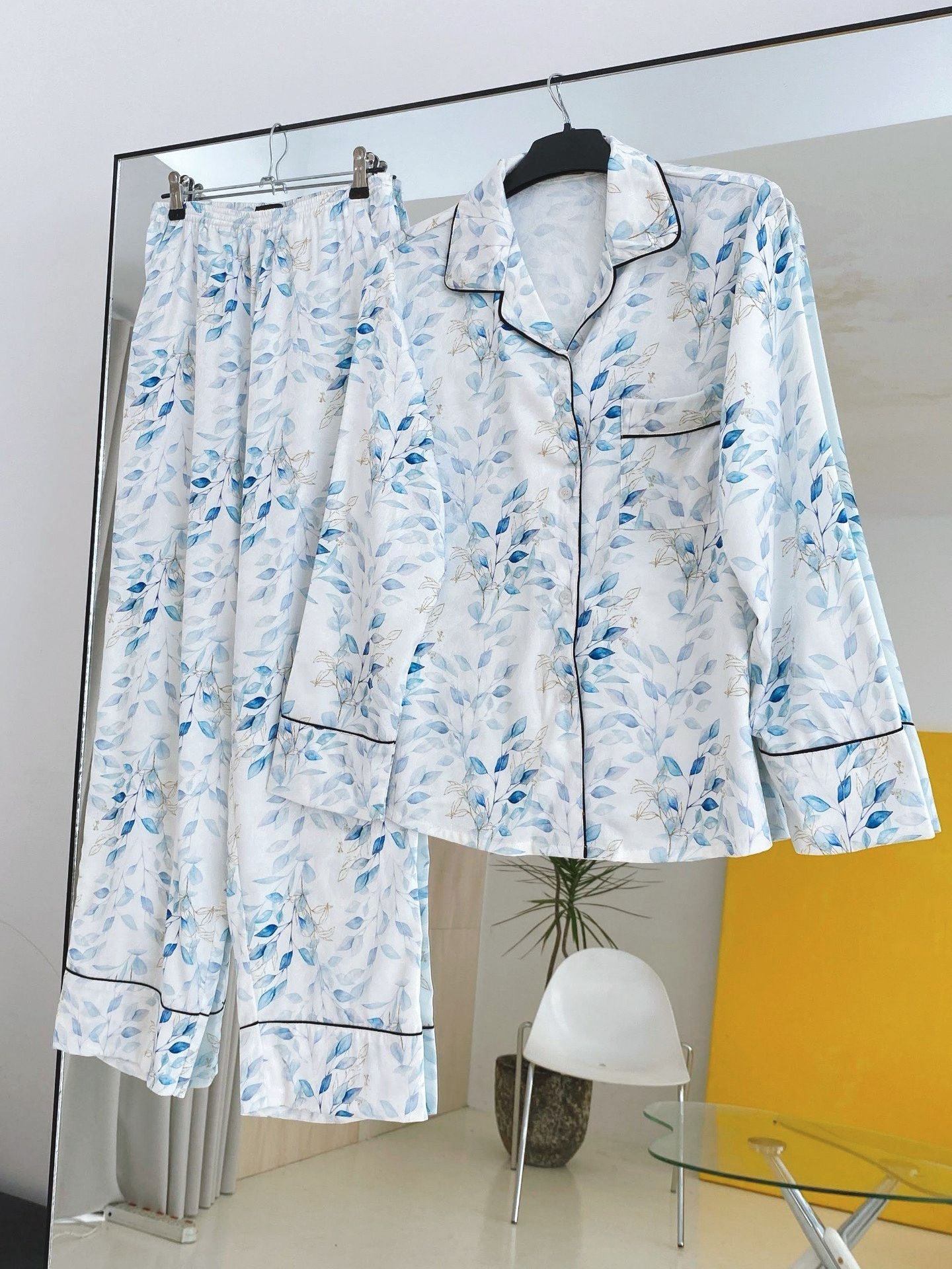VIBES Pijama dài tay Lụa gấm Lucie Long Sleeve Py Set