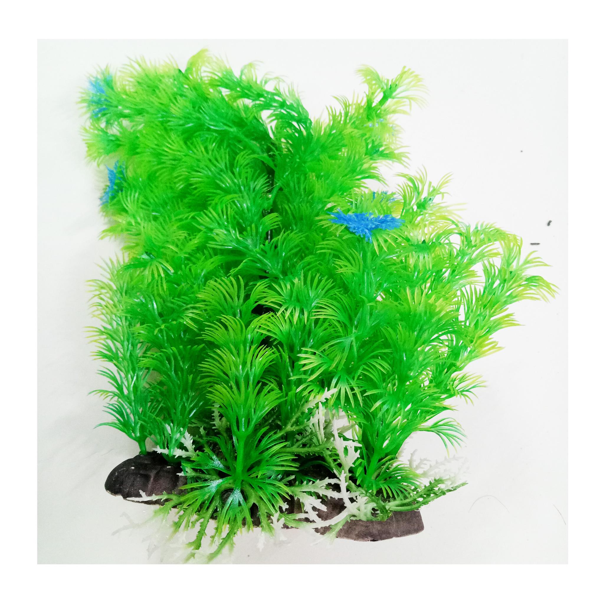 Bộ 4 Cây Trang Trí Bể Cá Size Đại (Khoảng 25cm x 17cm Mỗi Cây) - Đồ Trang Trí Hồ Cá