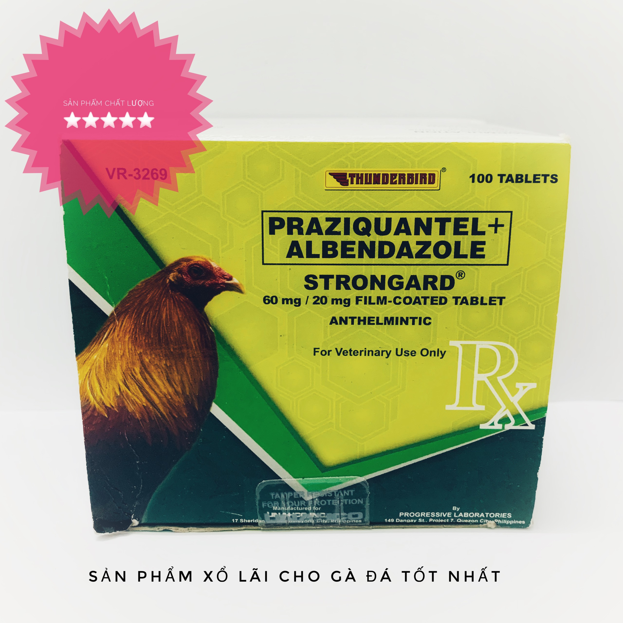 [HCM]Sản Phẩm Xổ Lãi Gà Đá StrongGard hãng Thunder Bird