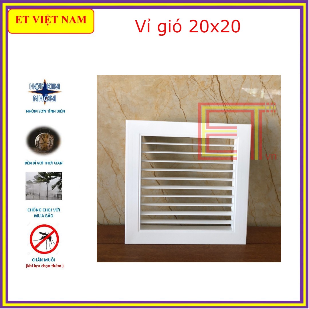 Cửa gió nan thẳng cổ 200x200
