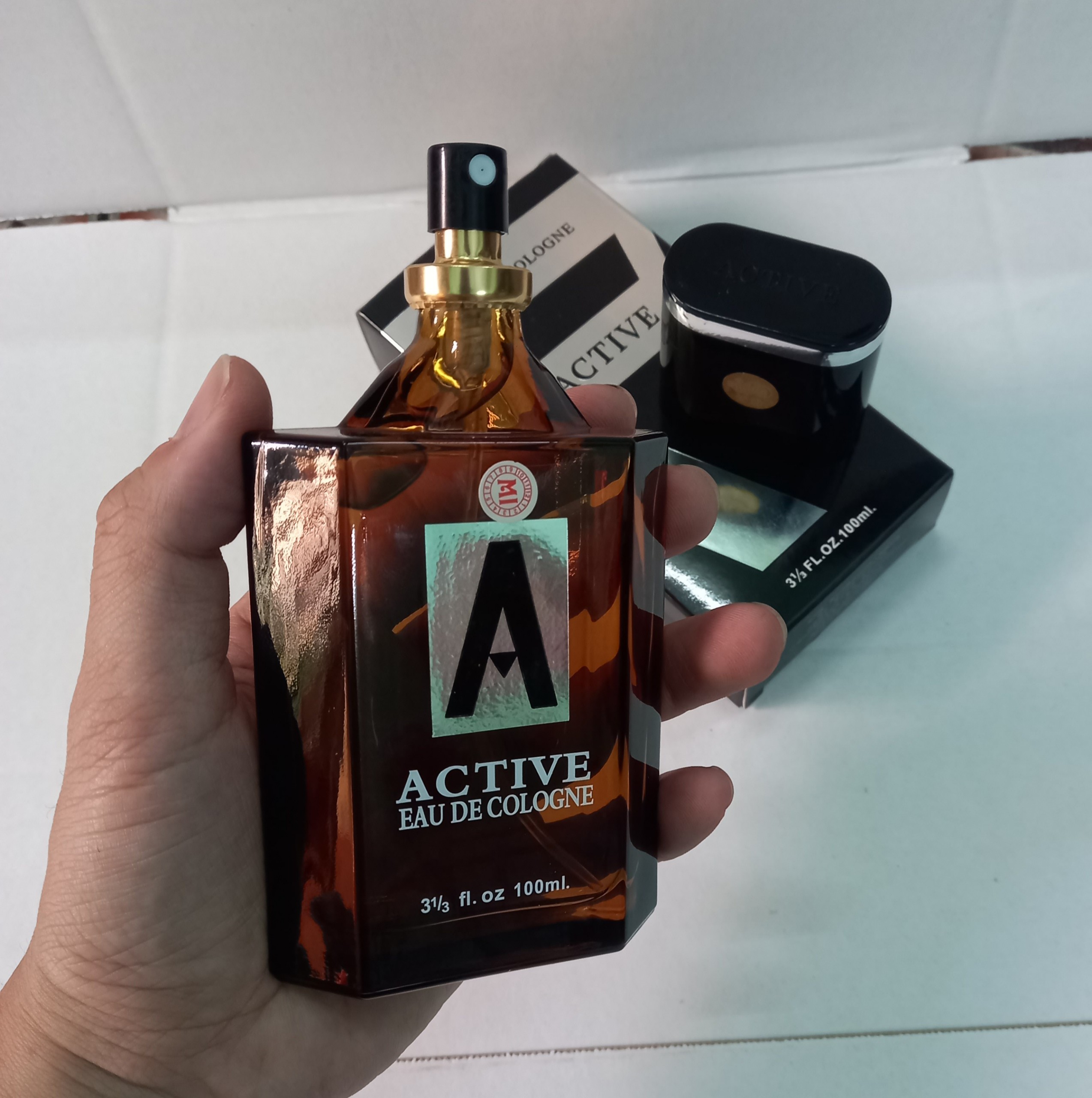 Nước hoa nam Active Eau de cologne  Đen For Men 100ml