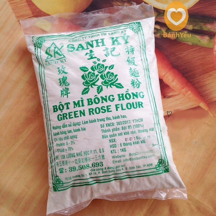 Bột mì Bông Hồng Xanh - Sanh Ký 1kg