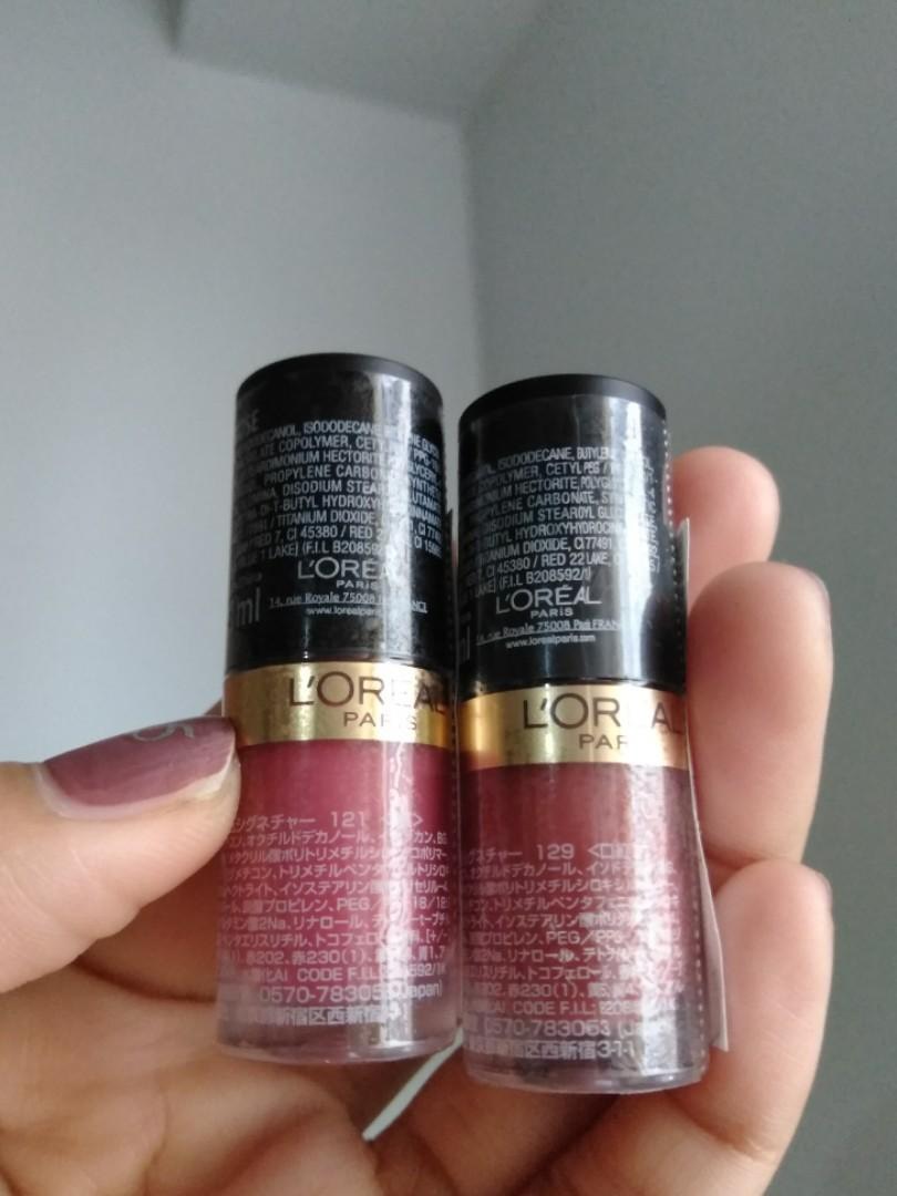 Son kem L'Oreal mini màu 121 Choose (2.1ml)