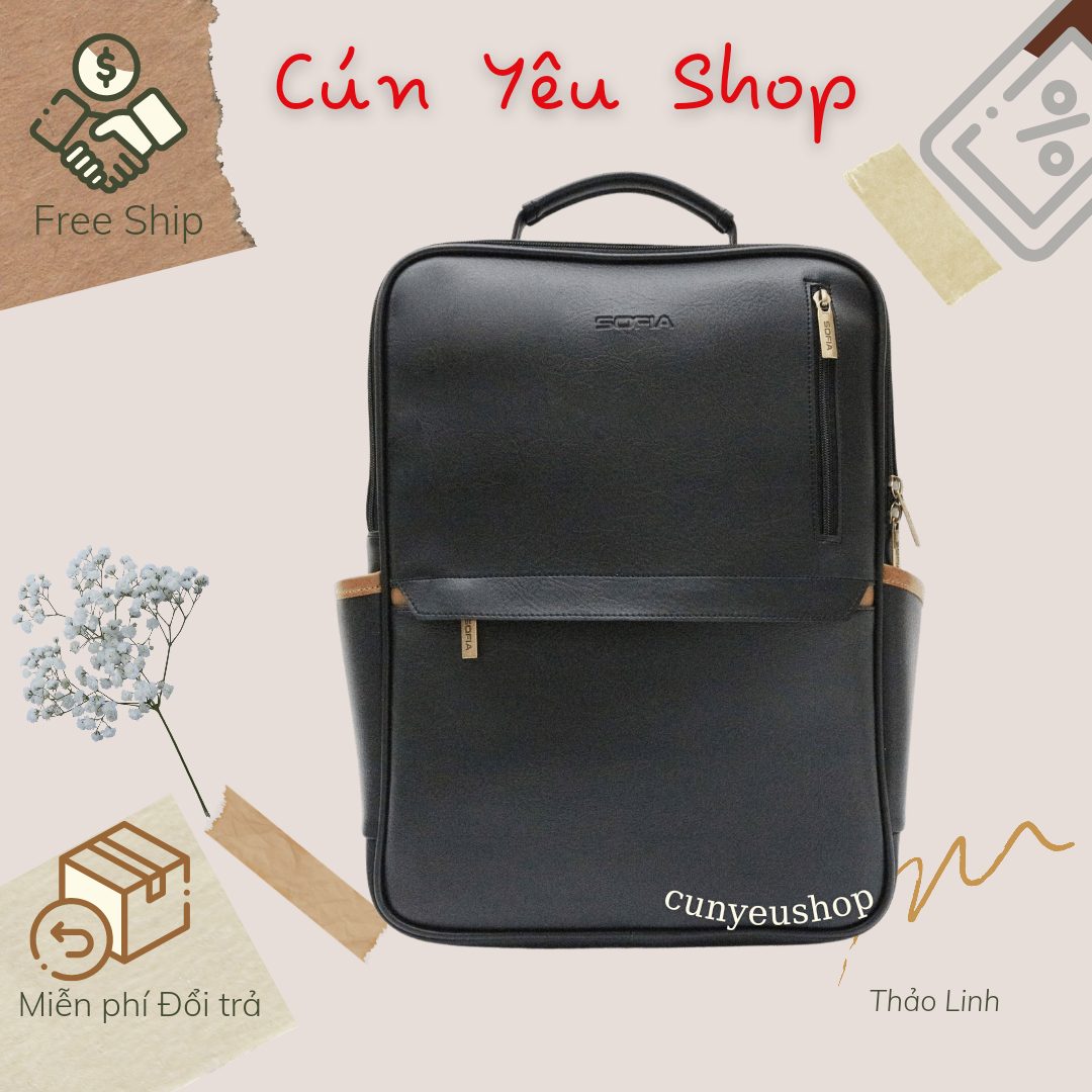 Balo BA145 Cunyeushop SOFIA laptop 15.6 inch bao bền