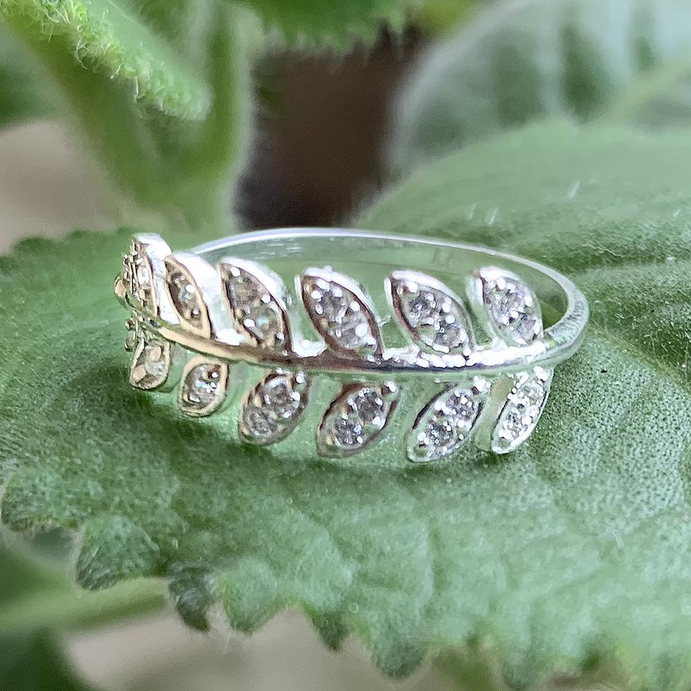 Nhẫn bạc nữ Panmila- Cành Olive- Nhẫn bạc thật (TS.NN.A7)