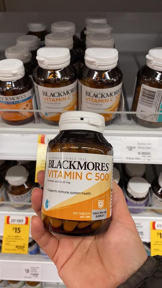 Vitamin C 500mg Blackmore 120 viên