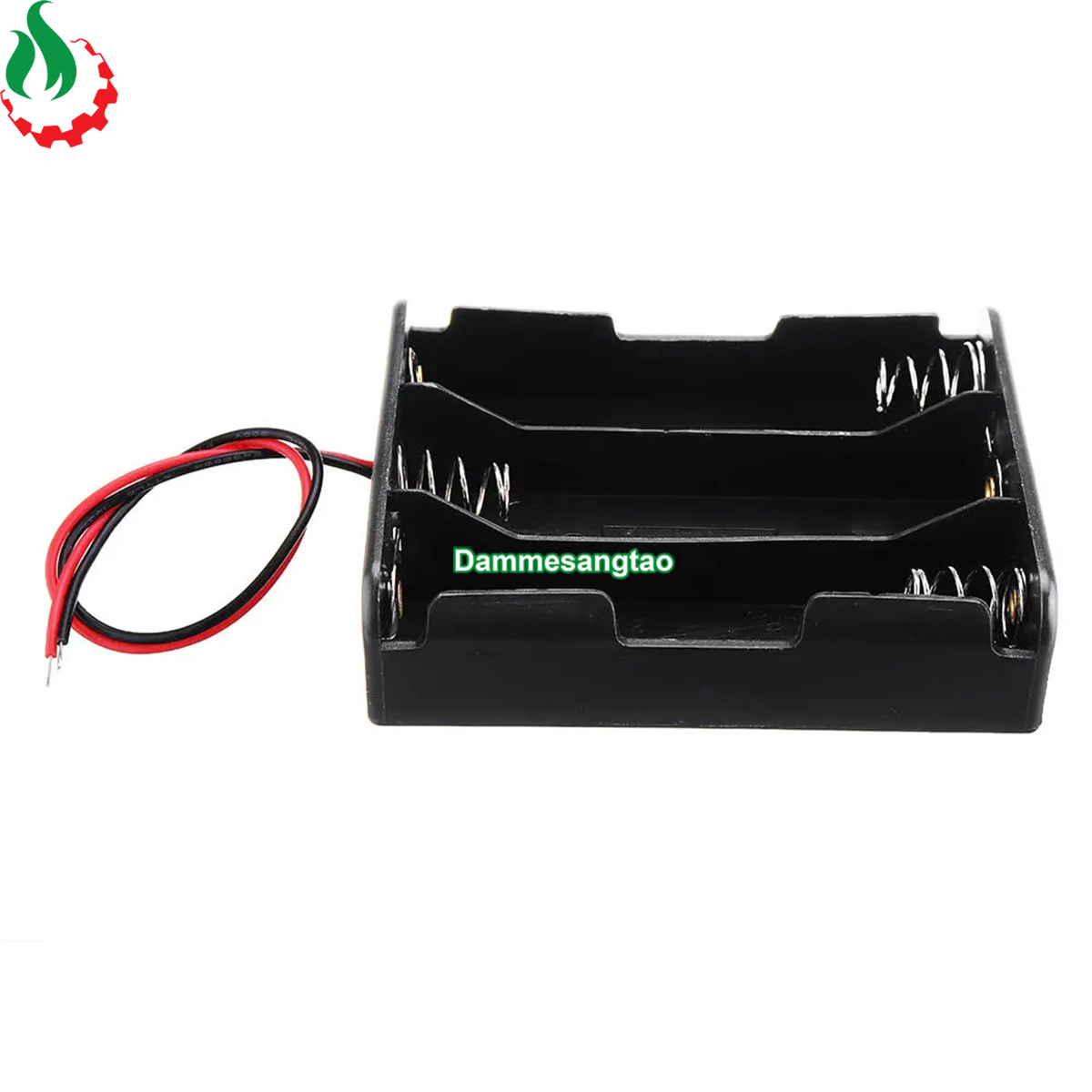 Đế pin 3 pin 18650 mắc nối tiếp có lò xo