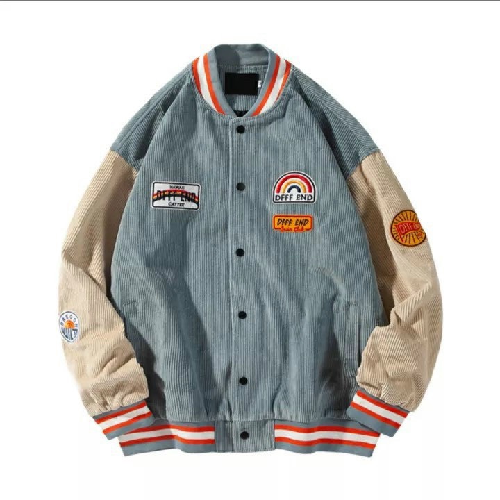 ÁO KHOÁC NHUNG GÂN BOMBER CAO CẤP