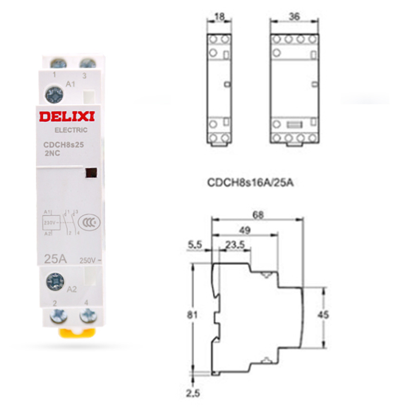 Khởi động từ 1 Pha 25A DELIXI