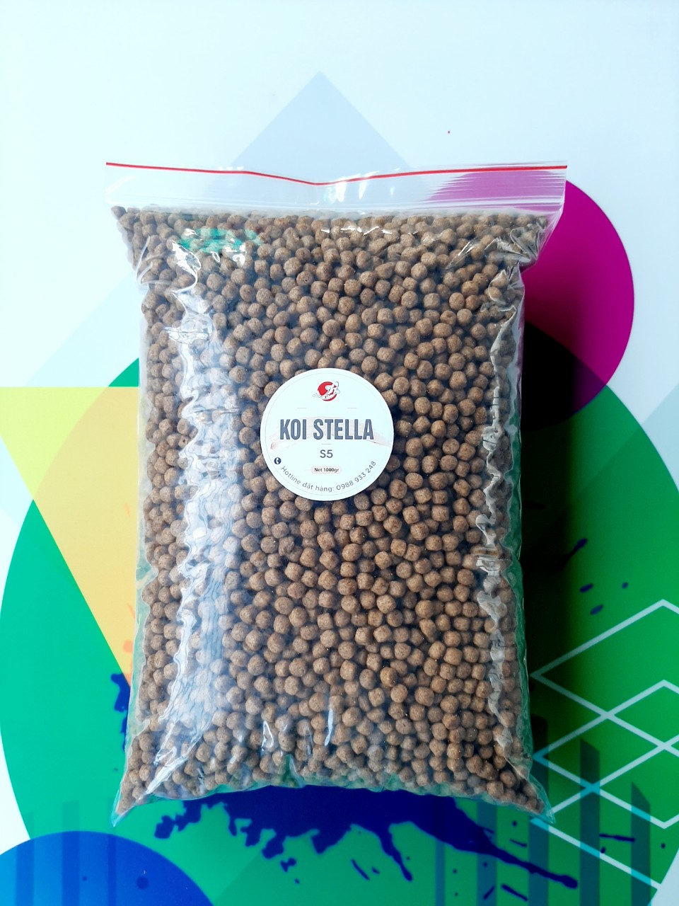 Thức ăn cao cấp KOI STELLA S5 dành cho cá KOI, cá Cảnh/1kg