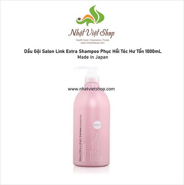 Bộ dầu gội , xả tóc salon link extra shampoo phục hồi tóc hư tổn 1000ml