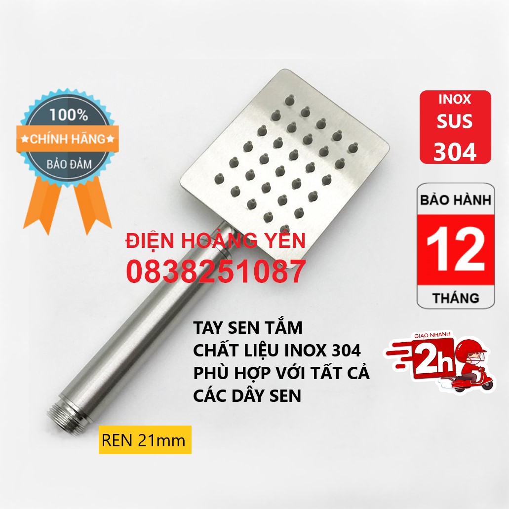 Tay sen vuông Inox SUS 304