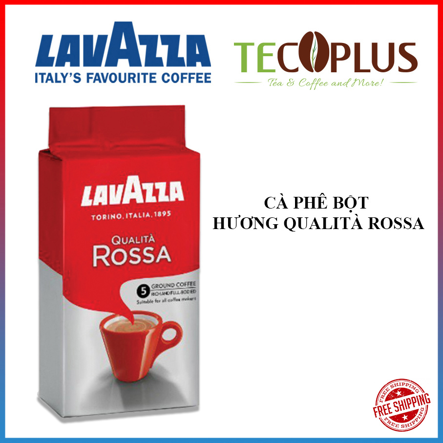 [HCM][HÀNG CHÍNH HÃNG] Cà Phê Qualità Rossa LAVAZZA - CÀ PHÊ BỘT (Gói 250g)