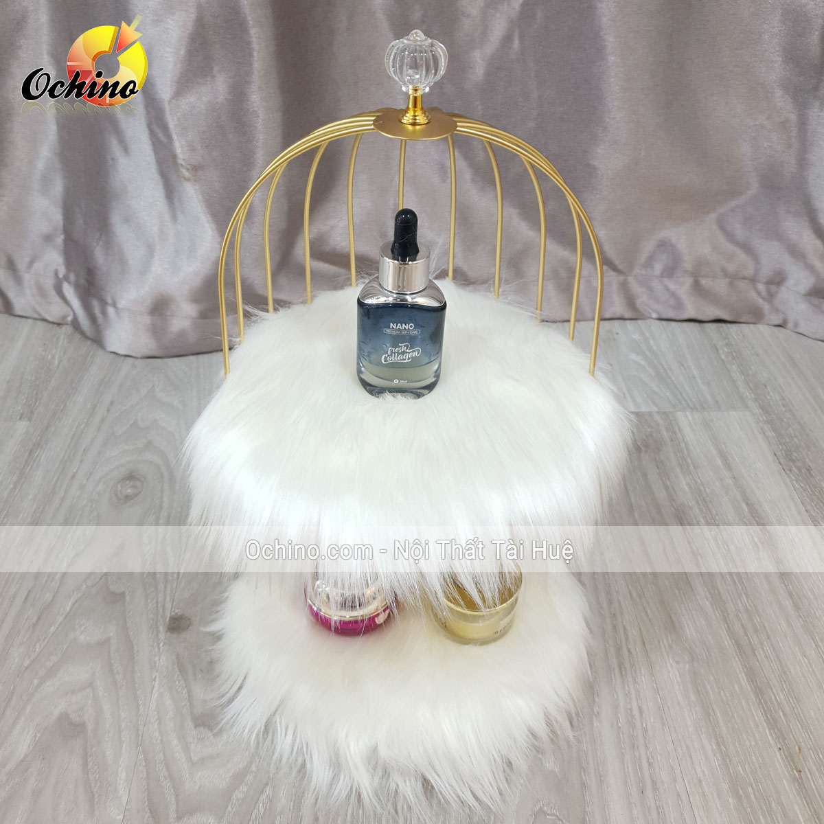(FREE SHIP) KỆ LỒNG CHIM ĐỰNG MĨ PHẨM PHỤ KIỆN ĐA NĂNG CAO CẤP (Hàng Nhập Khẩu Có Sẵn)