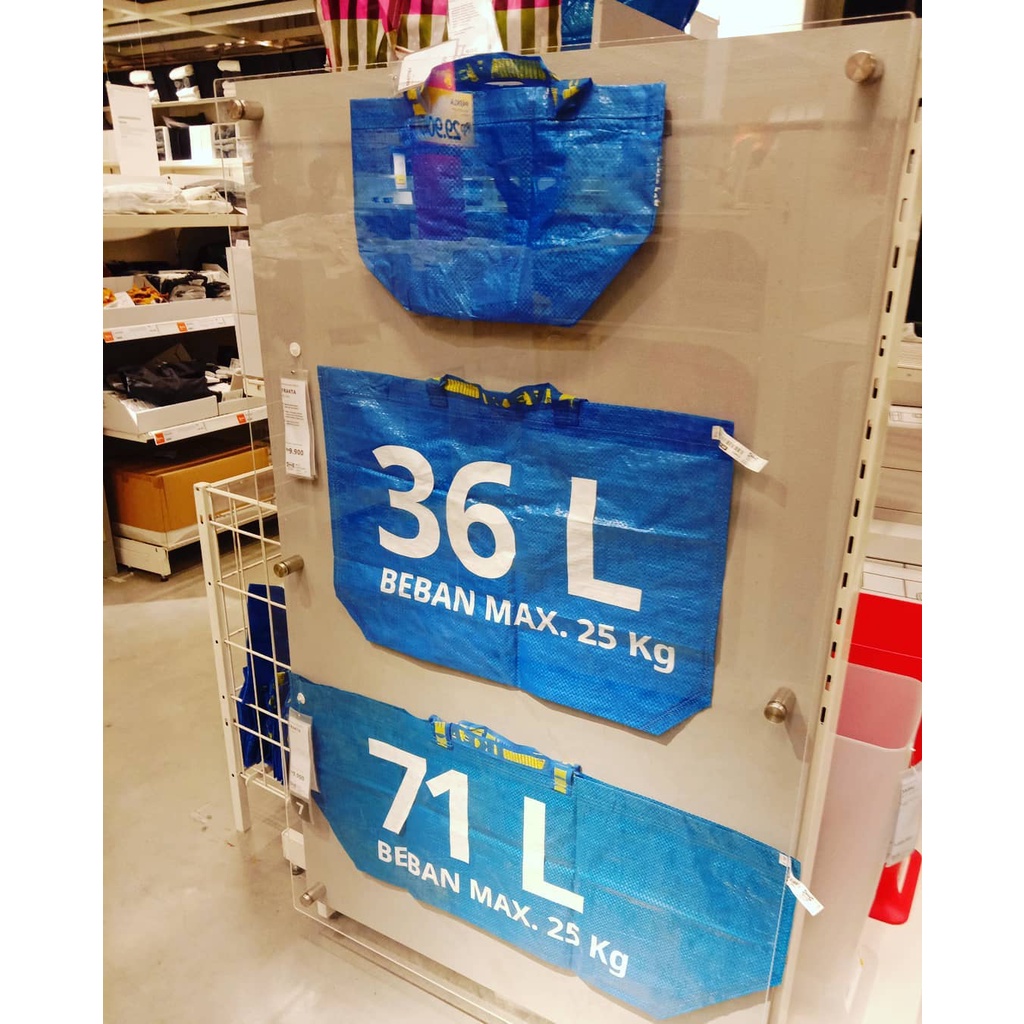 Túi dứa đựng đồ có quai xách Brattby IKEA 14L