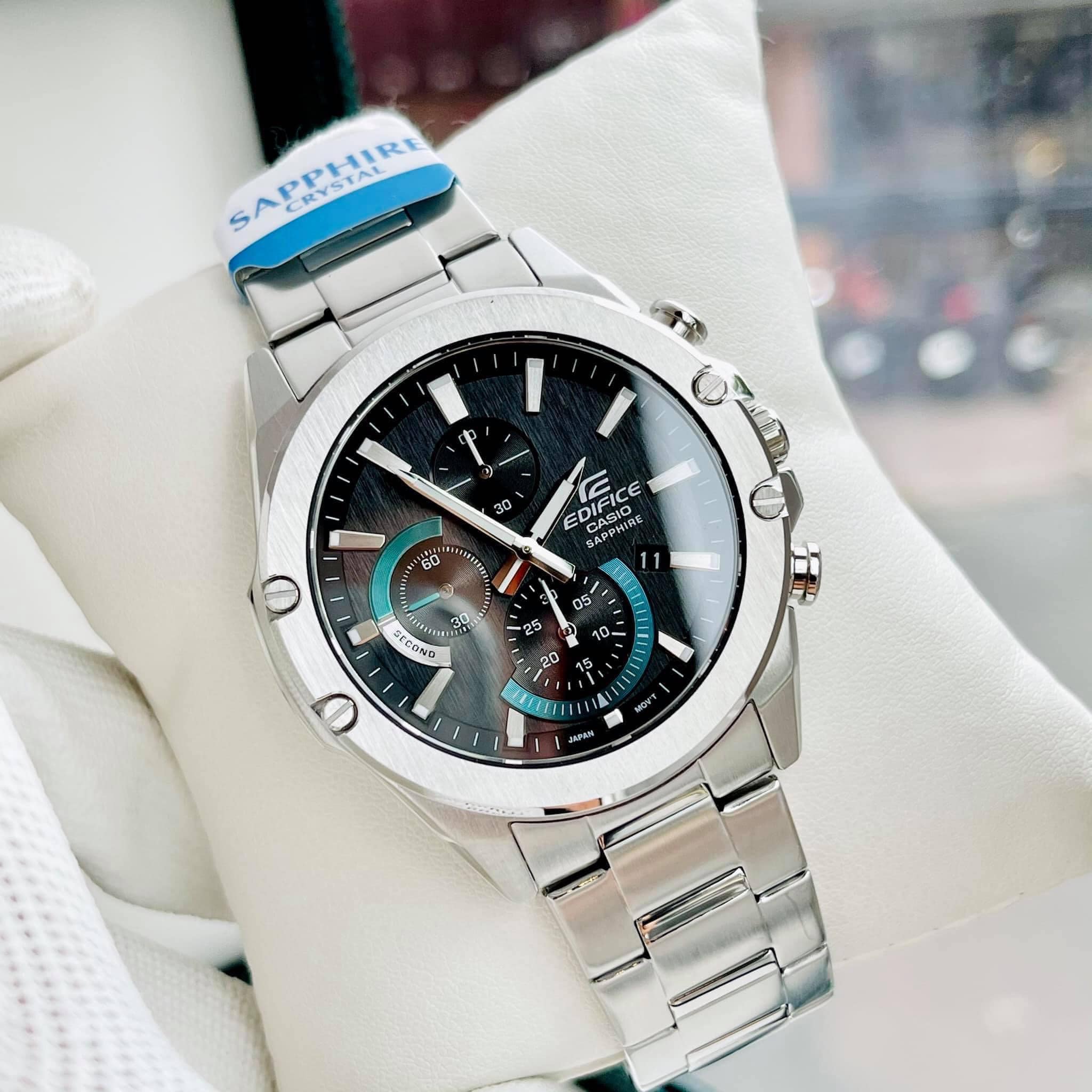 Đồng hồ nam Casio Edifice EFR-S567D-1A - Mặt kính sapphire