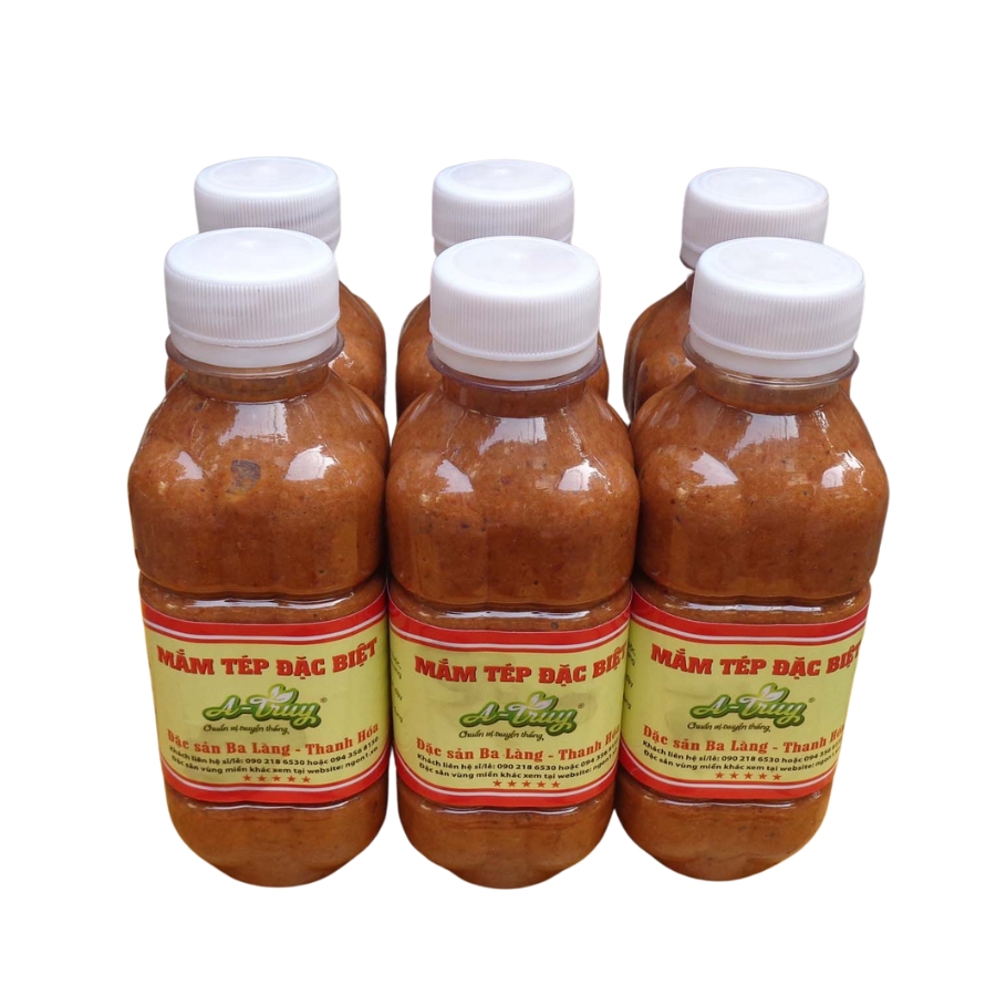 Combo 3 chai mắm tép chưng thịt đặc sản Ba làng Thanh Hóa (3 chai 300g)
