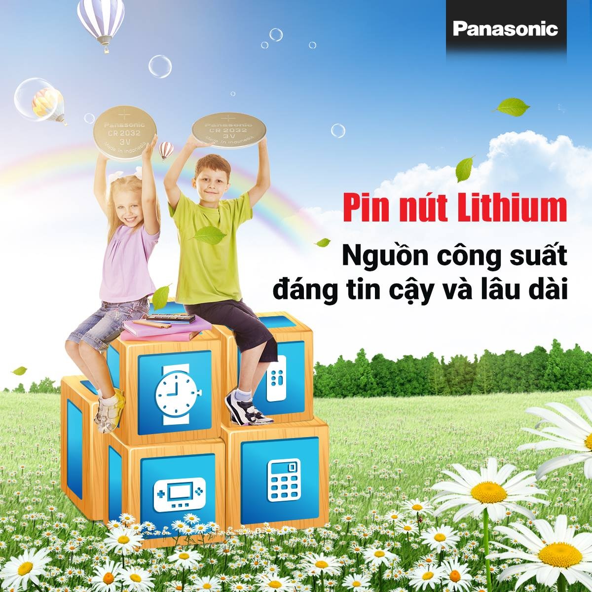 Pin nút Panasonic 3V CR-2032