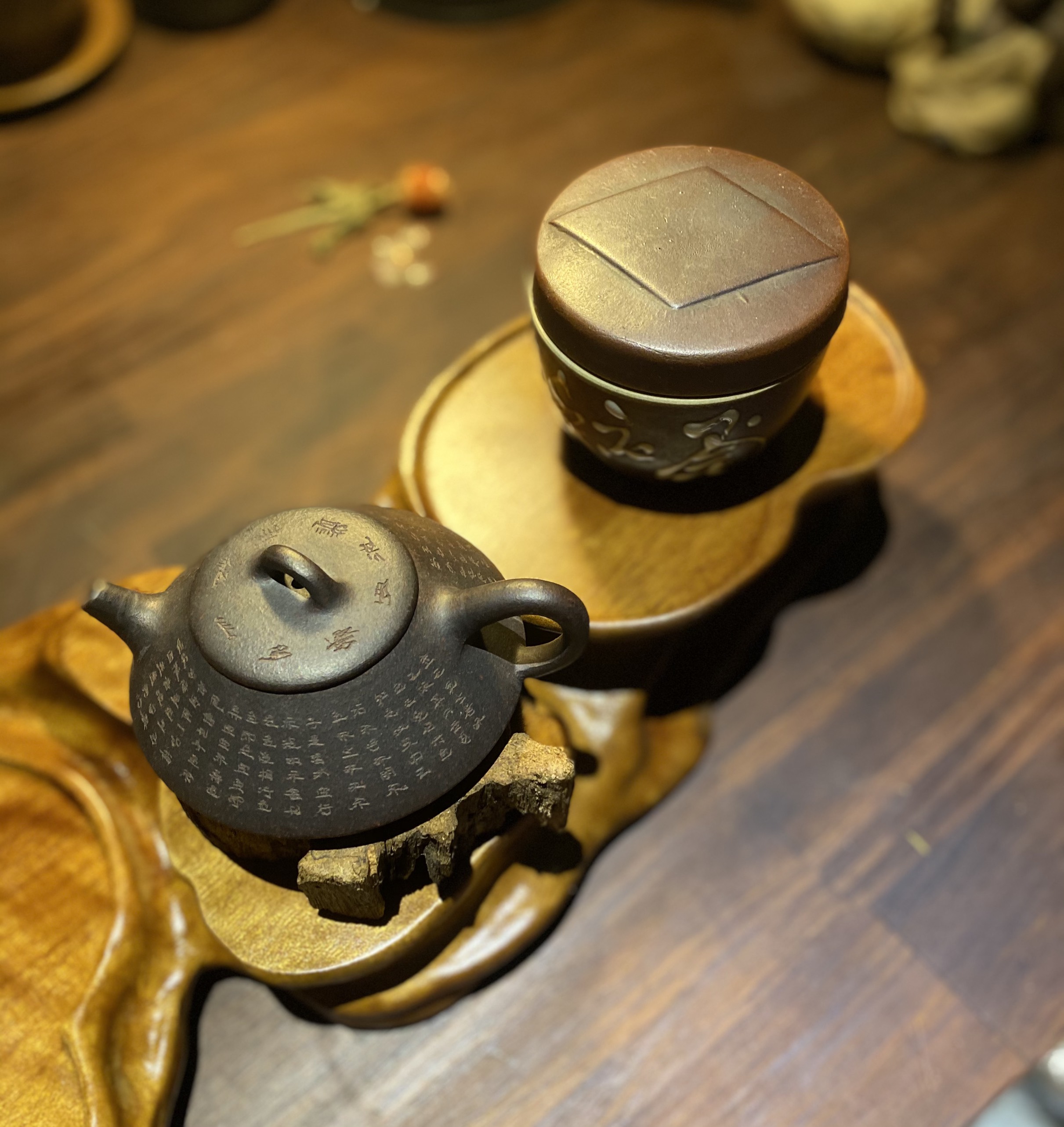 Khay Trà Gỗ Xá Xị