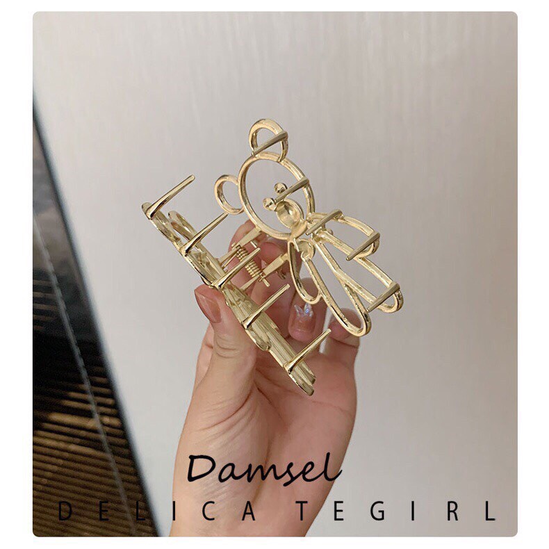 KẸP GẤP GẤU 3D KIM LOẠI XỊN CAO CẤP