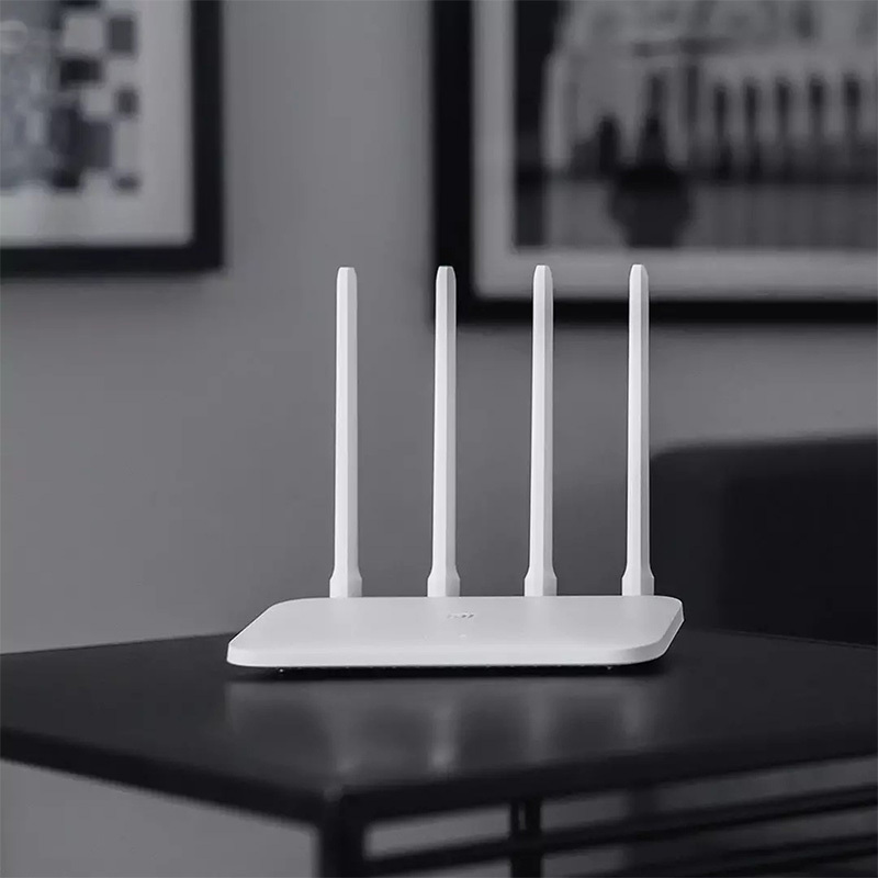 XIAOMI Mi Router 4C Bộ định tuyến Wi-Fi không dây tốc độ 300Mbps 2.4GHz với 4 Anten (Trắng)