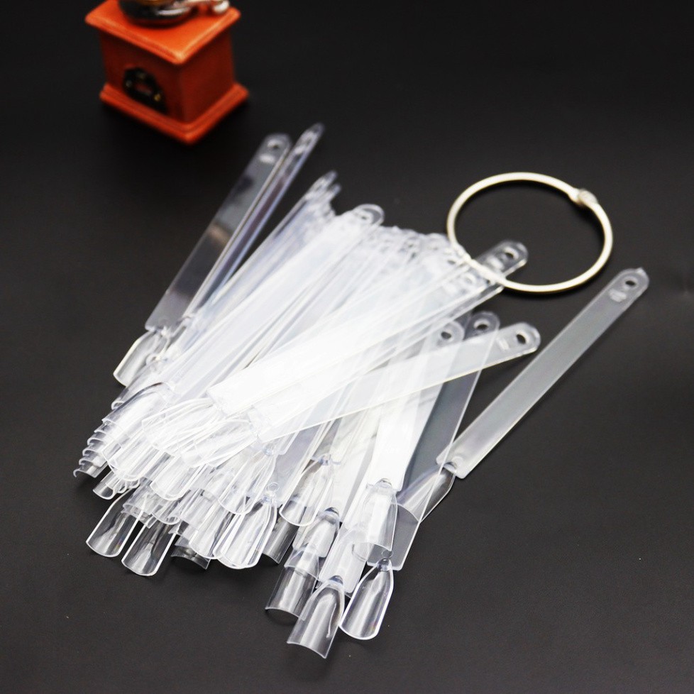 Set móng que ( vuông ) vẽ móng, trưng mẫu khách 50 móng / túi