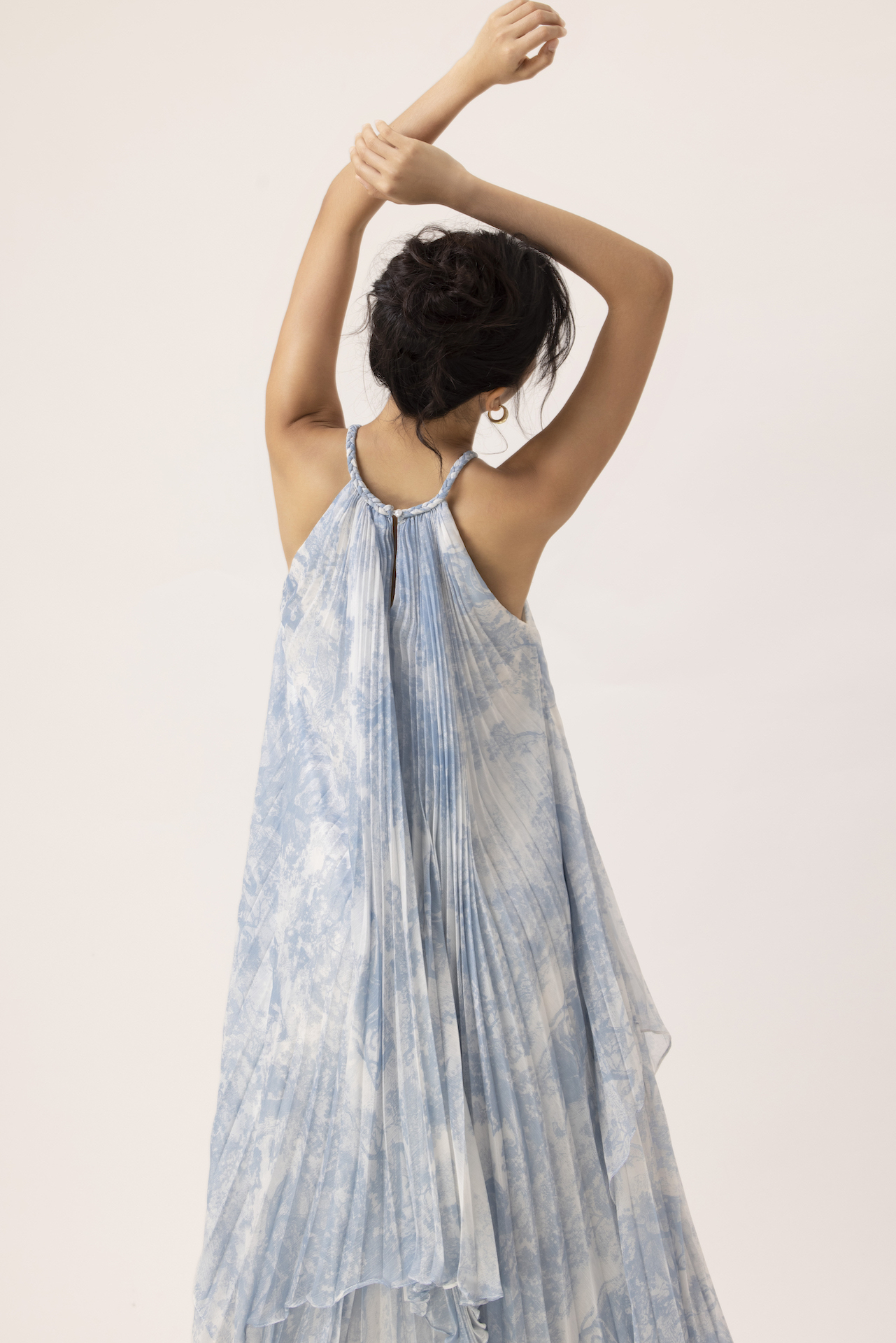 Des Fleurs - Váy xoè dập ly dài Ciel Pleated