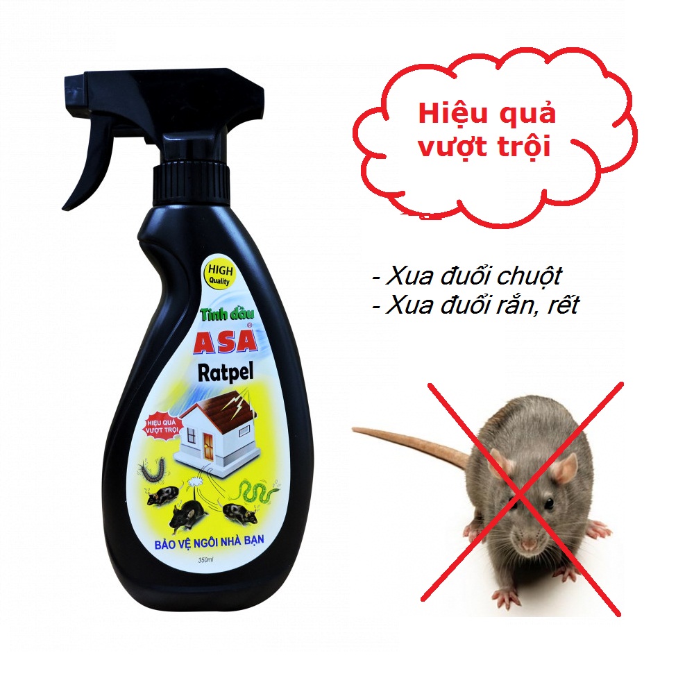 Tinh dầu xua đuổi chuột ASA repell rat 350 ml