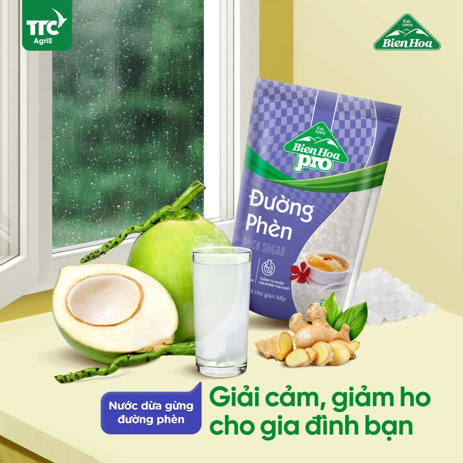 Đường phèn viên nhỏ Biên Hòa Pro - 500gr