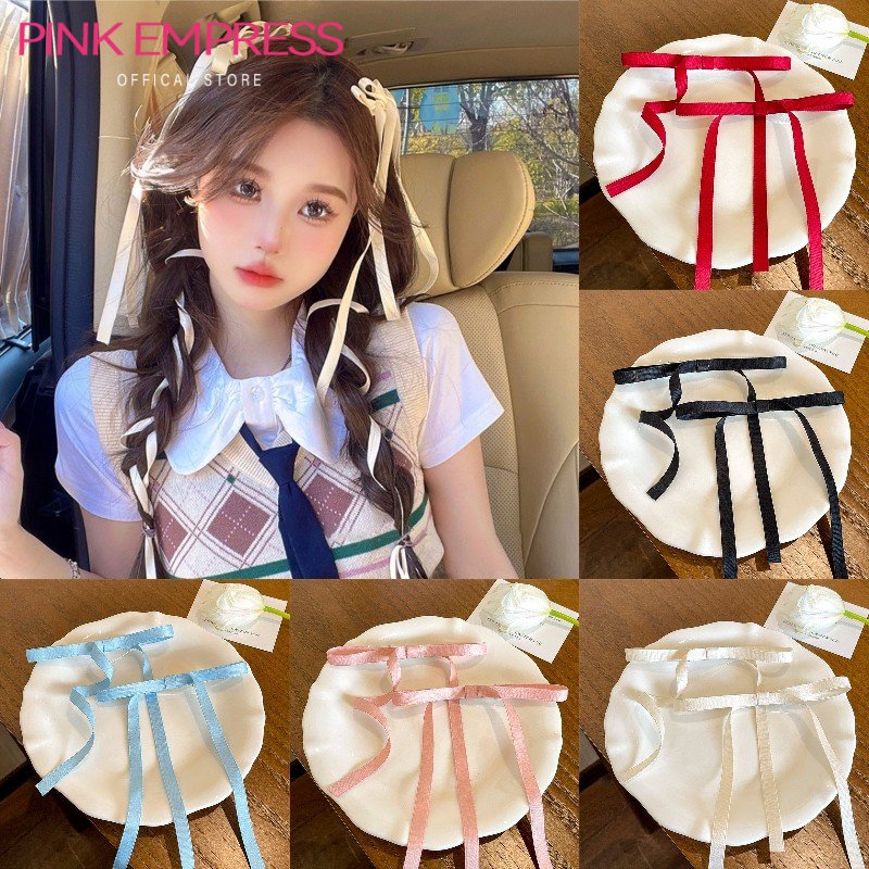 Set 2 Dây Buộc Tóc Nơ Thời Trang Hàn Quốc Xinh Xắn