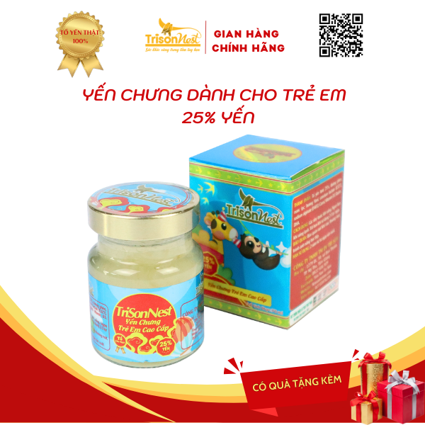 [YẾN SÀO TRÍ SƠN] YẾN CHƯNG 25% HŨ