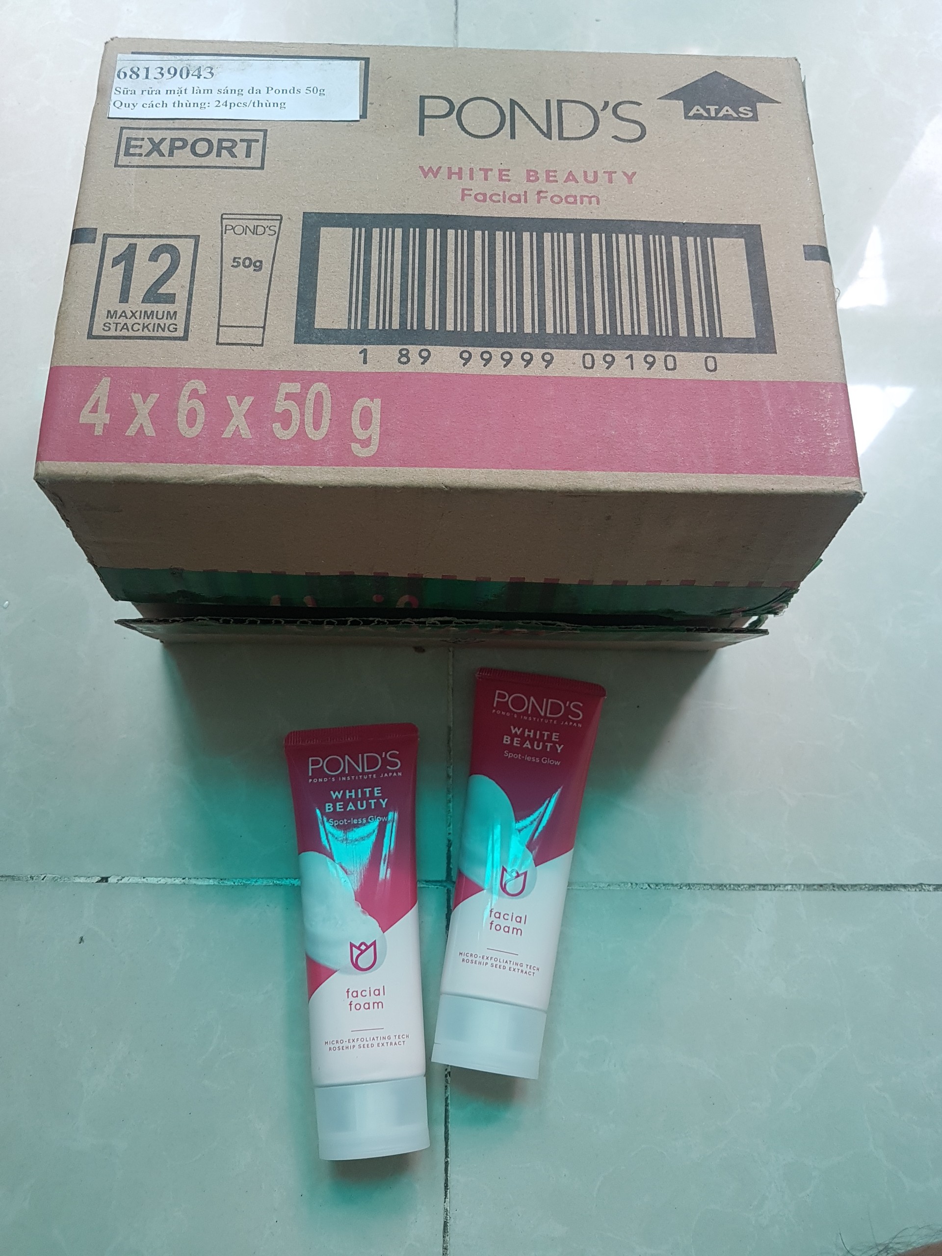 Sữa Rửa Mặt Làm Sáng Da Pond's White Beauty (50g)