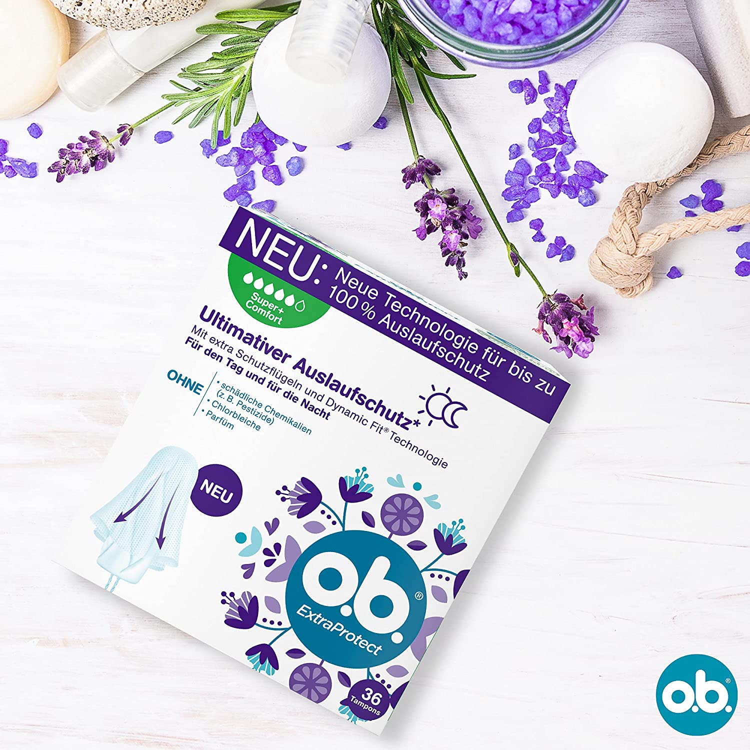 Băng vệ sinh tampon ob flexia size super plus 36st Đức (size lớn 36 cái 1 hộp)