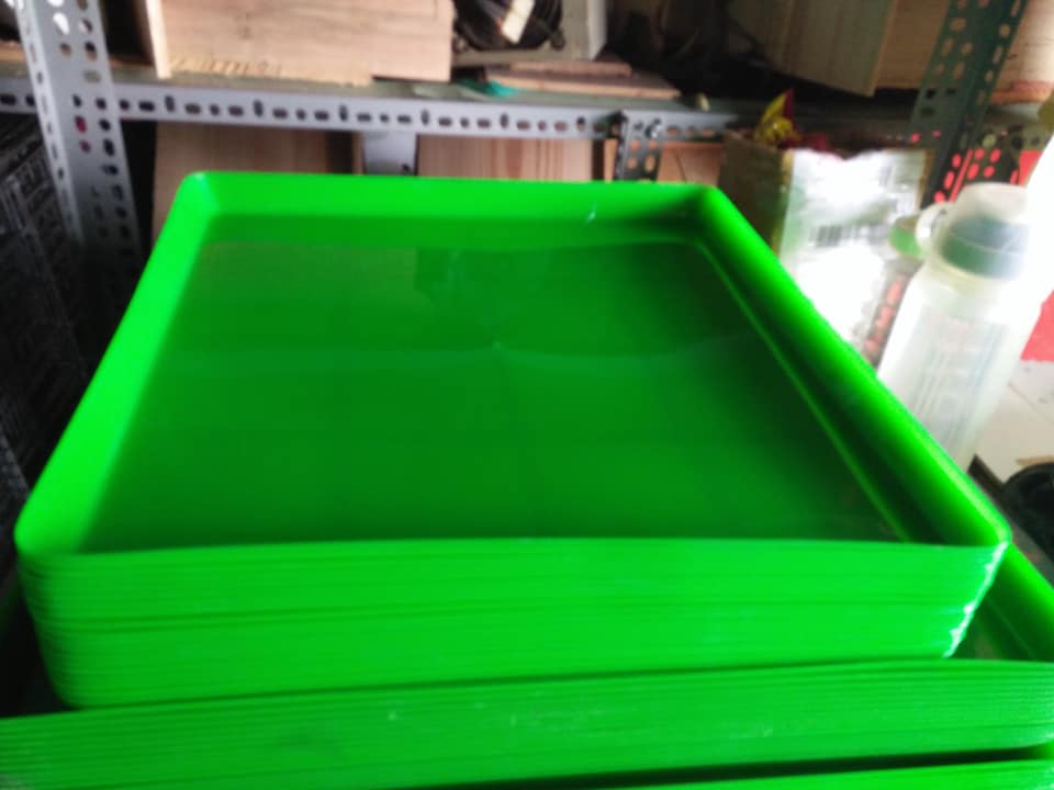 Combo 2 máng hứng phân 40 vuông