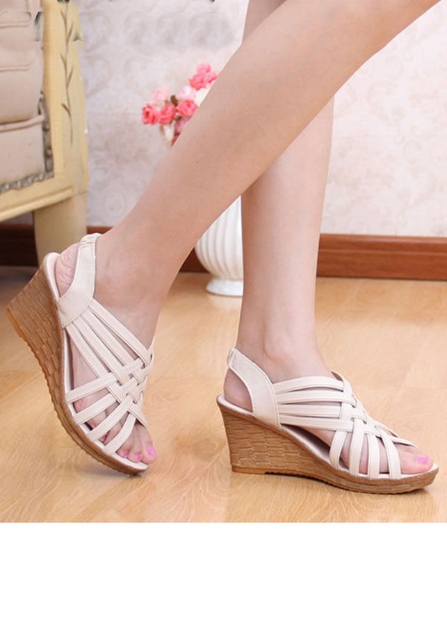 Xăng đan đế xuồng quai rọ đan dây C63