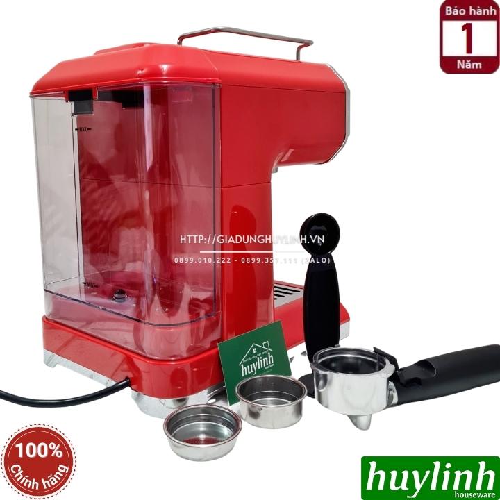 Máy pha cà phê Espresso Zamboo ZB-92CF - Tặng 500gr cafe [Kem - Đỏ]
