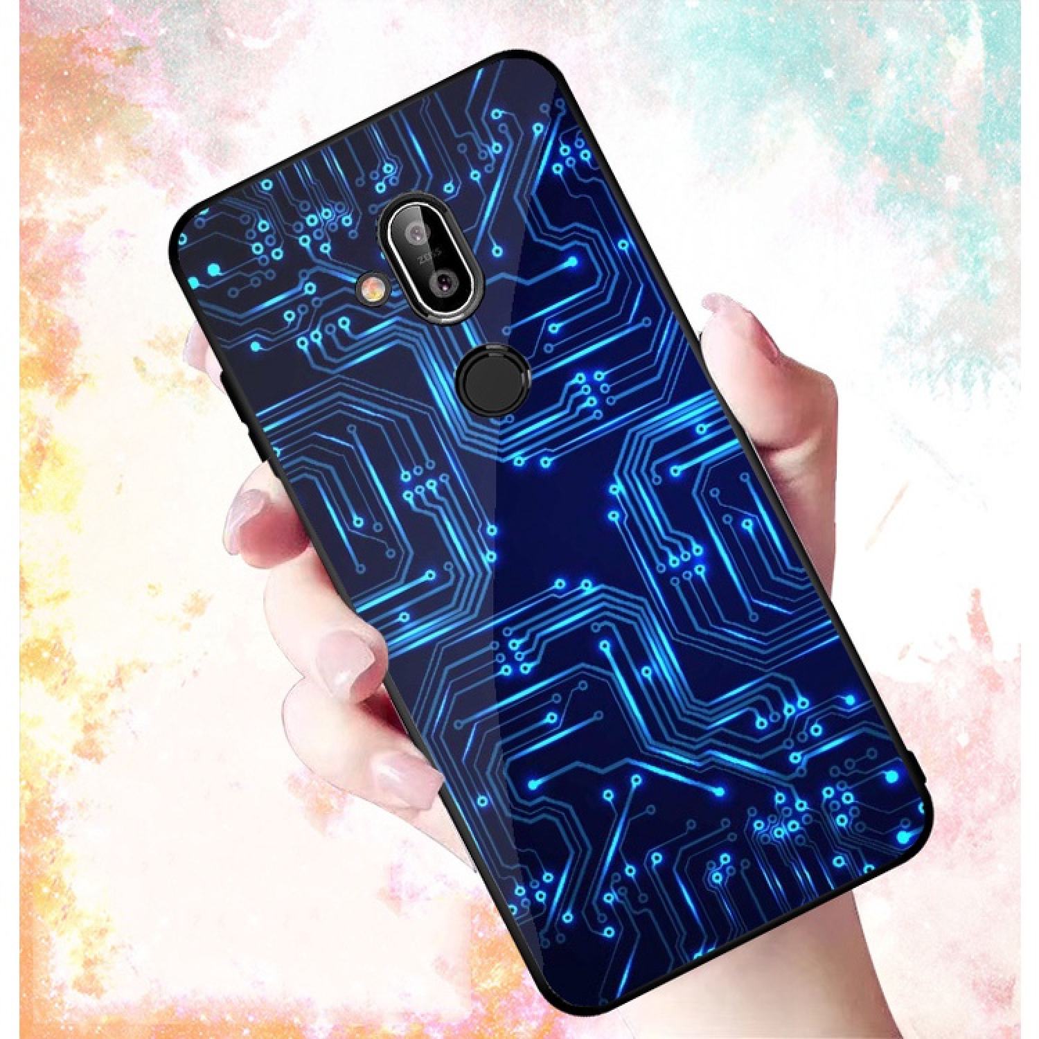 Ốp Lưng KÍNH BÓNG NOKIA 8.1 PHIÊN BẢN MỚI