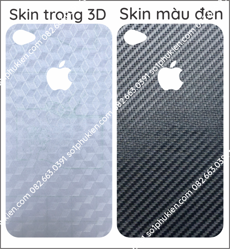 Miếng dán mặt lưng skin carbon iPhone 4 / 4s