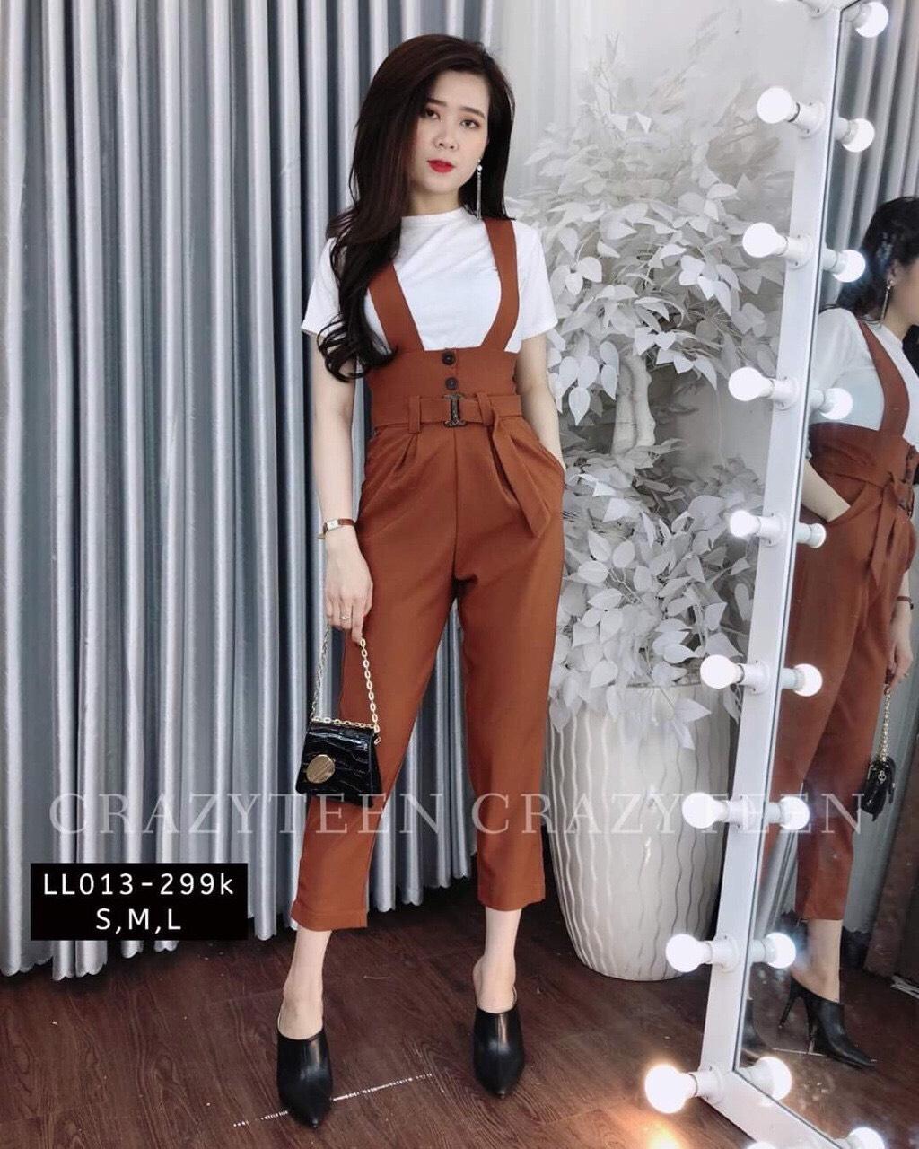 Sét yếm  quần dài coton-QH