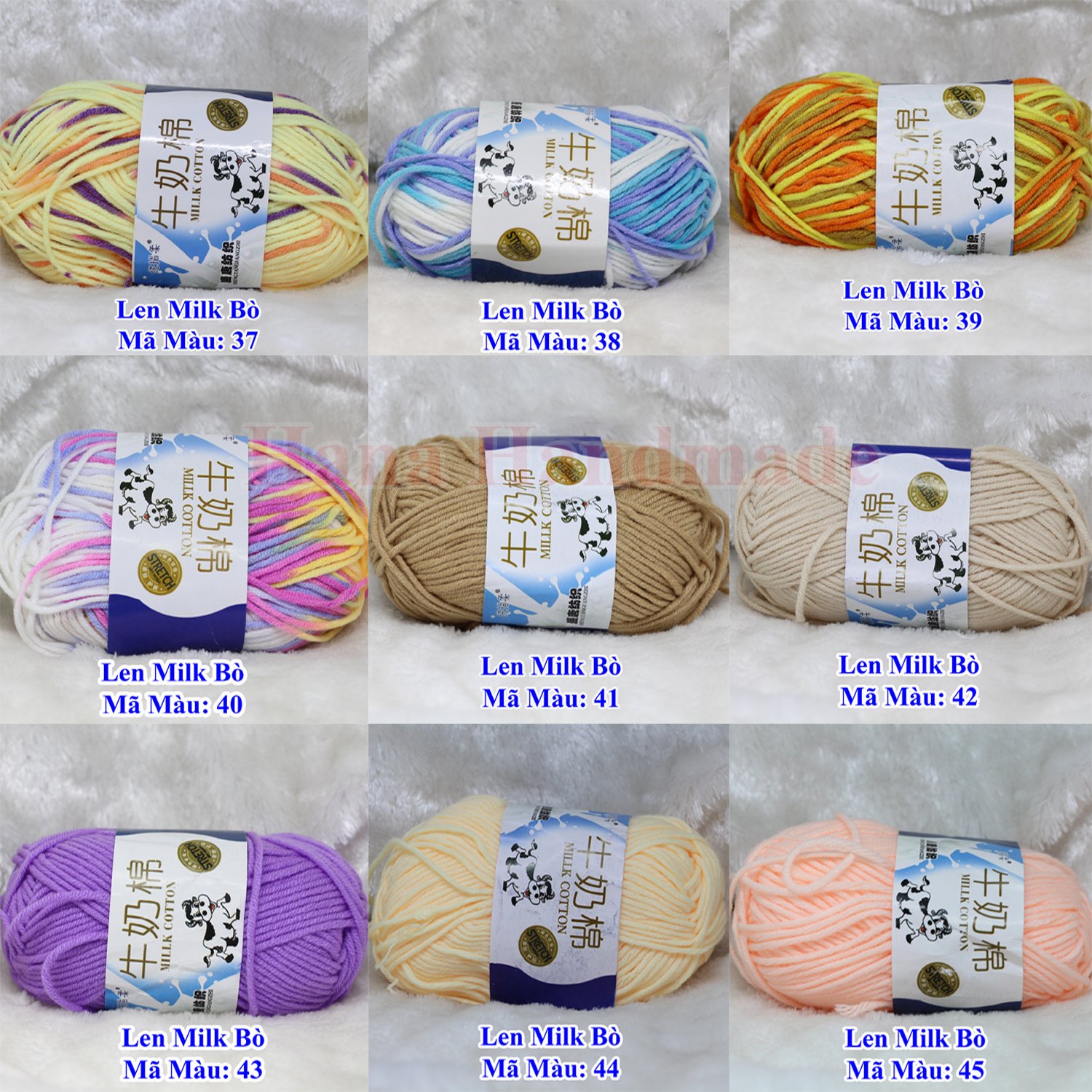 Len milk bò (14k/cuộn/50g)