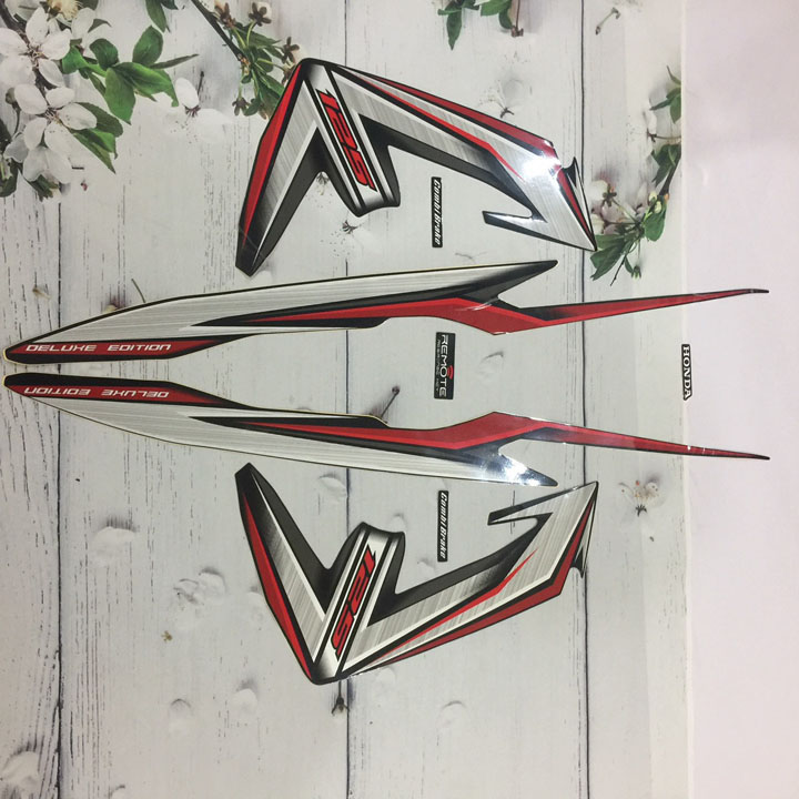 Decal xe máy - bộ tem trang trí xe máy airblade tem dán xe máy chống bay màu airblade 125