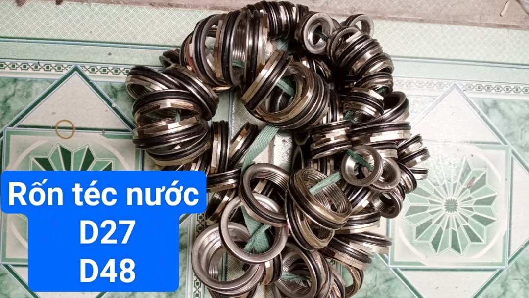Ốc Rốn Bồn Téc Nước Inox 304 phi 27, 48