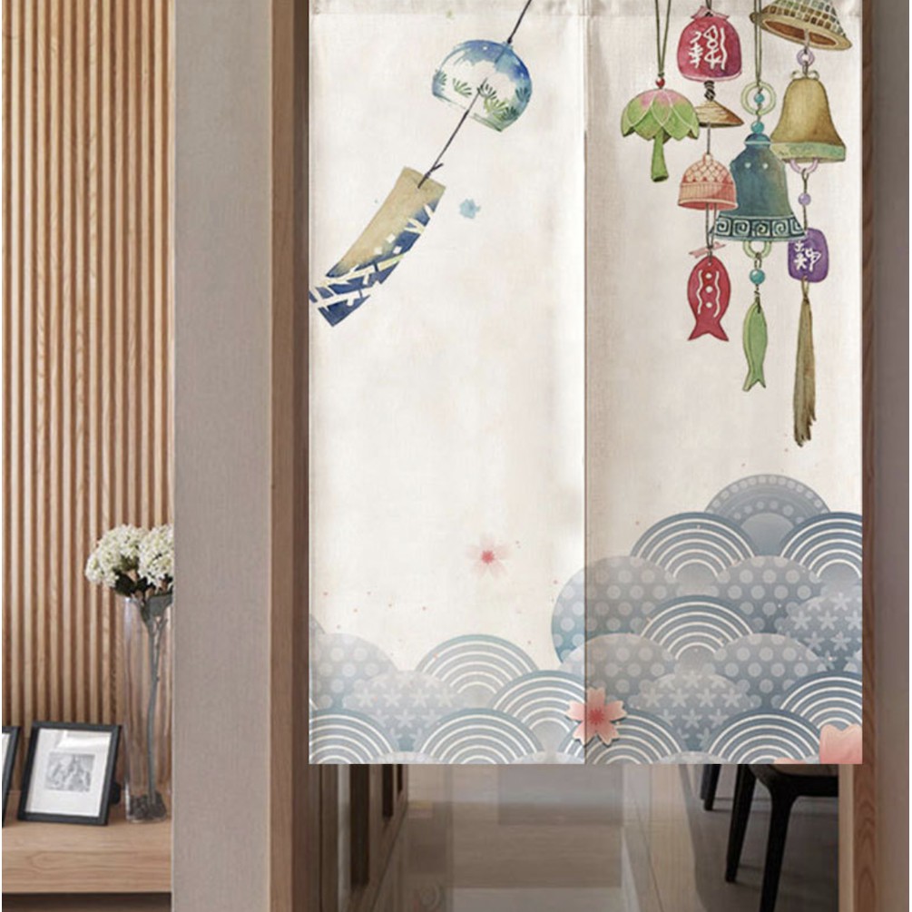 [HCM]Rèm cửa 2 vạt kiểu Nhật 85x120cm